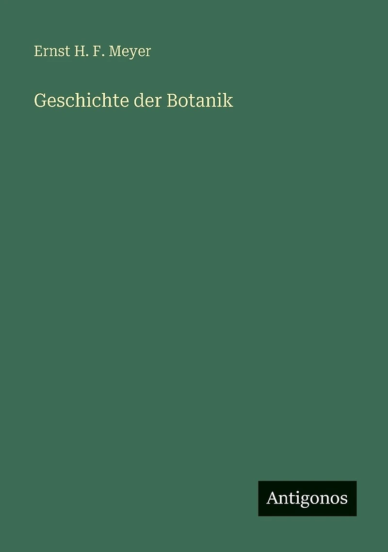 Geschichte der Botanik