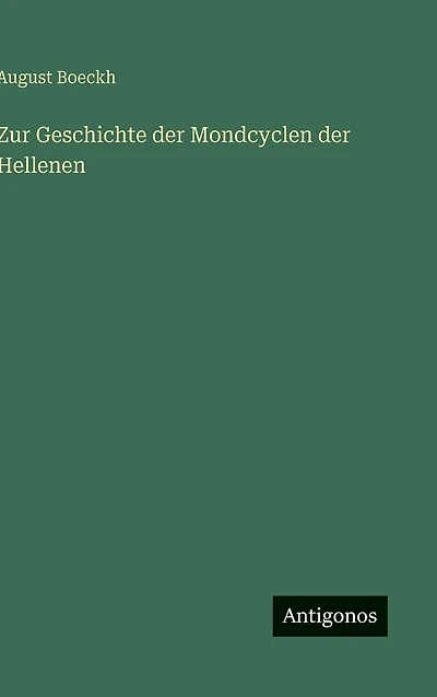 Zur Geschichte der Mondcyclen Hellenen
