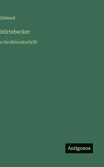 Stï¿½rtebecker: Groï¿½druckschrift