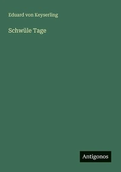 Schw�le Tage