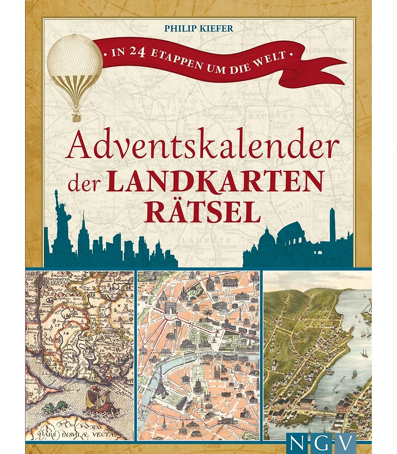 Adventskalender der Landkartenrätsel: In 24 Etappen um die Welt