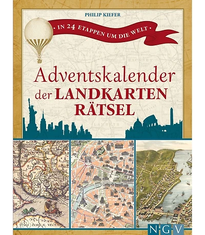 Adventskalender der Landkartenrätsel: In 24 Etappen um die Welt