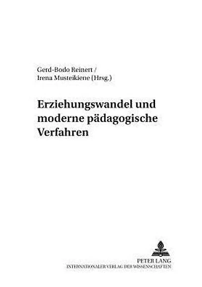 Erziehungswandel und moderne paedagogische Verfahren