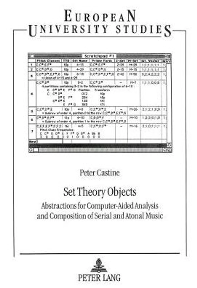 Set Theory Objects: Abstractions for Computer-Aided Analysis and Composition of Serial and Atonal Music