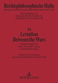 «Leviathan-» Between the Wars: Hobbes' Impact on Early Twentieth Century Political Philosophy
