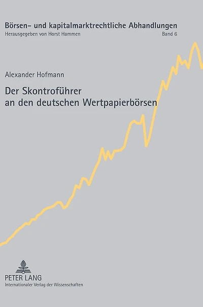 Der Skontrofuehrer an den deutschen Wertpapierboersen