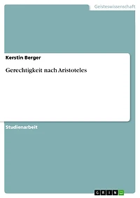 Gerechtigkeit nach Aristoteles