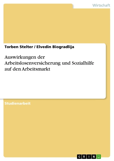 Auswirkungen der Arbeitslosenversicherung und Sozialhilfe auf den Arbeitsmarkt