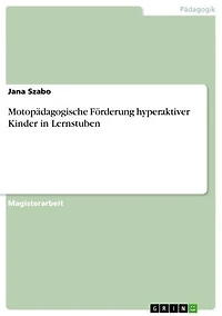 Motopädagogische Förderung hyperaktiver Kinder in Lernstuben