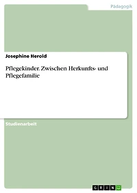 Pflegekinder. Zwischen Herkunfts- und Pflegefamilie