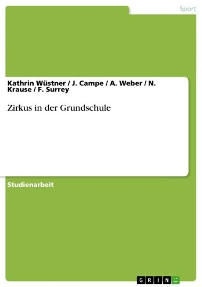 Zirkus in der Grundschule