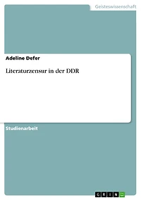Literaturzensur in der DDR