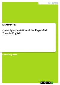 Quantifying Variation of the Expanded Form in English