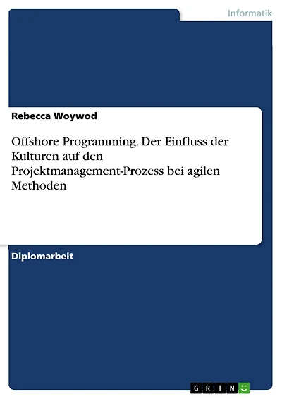 Offshore Programming. Der Einfluss der Kulturen auf den Projektmanagement-Prozess bei agilen Methoden: Der Einfluss der Kulturen auf den Projektmanagement-Prozess bei agilen Methoden