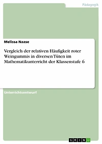 Vergleich der relativen Häufigkeit roter Weingummis in diversen Tüten im Mathematikunterricht der Klassenstufe 6