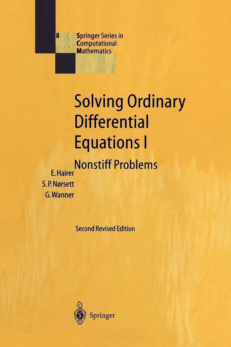 Solving Ordinary Differential Equations I: Nonstiff Problems