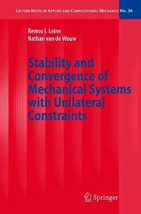 Stability and Convergence of Mechanical Systems with Unilateral Constraints