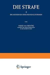 Die Strafe II: Die Modernen Erscheinungsformen