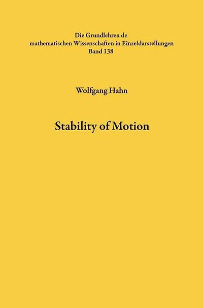 Stability of Motion