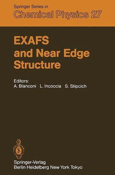 EXAFS and Near Edge Structure: Proceedings of the International Conference Frascati, Italy, September 13-17, 1982