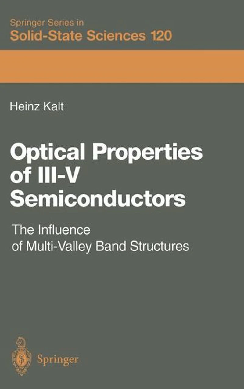 Optical Properties of III-V Semiconductors: The Influence Multi-Valley Band Structures