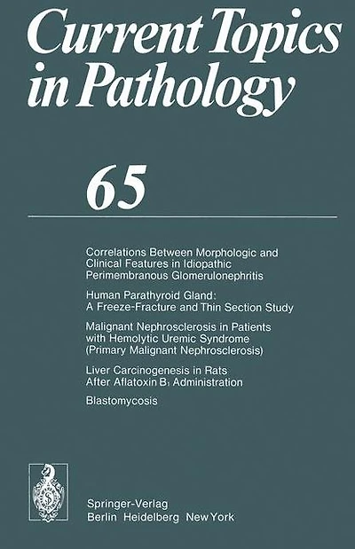 Current Topics in Pathology: Continuation of Ergebnisse der Pathologie