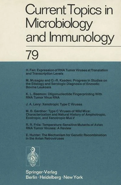 Current Topics in Microbiology and Immunology: Volume 79