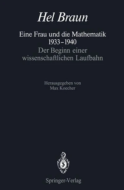 Eine Frau und die Mathematik 1933-1940: Der Beginn einer wissenschaftlichen Laufbahn