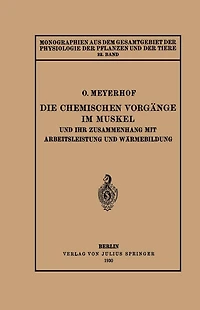 Die chemischen Vorgänge im Muskel und ihr Zusammenhang mit Arbeitsleistung und Wärmebildung: 22. Band