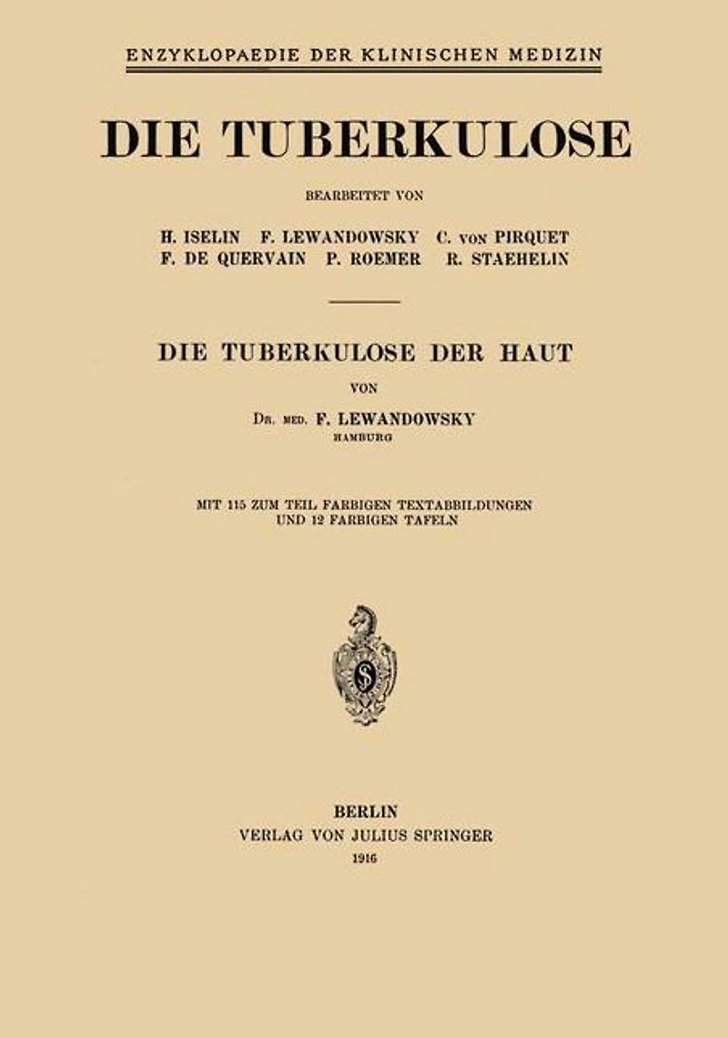 Die Tuberkulose der Haut