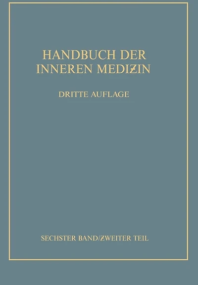 Konstitution · Idiosynkrasien Stoffwechsel und Ernährung: Sechster Band / Zweiter Teil