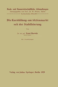 Die Kursbildung am Aktienmarkt seit der Stabilisierung