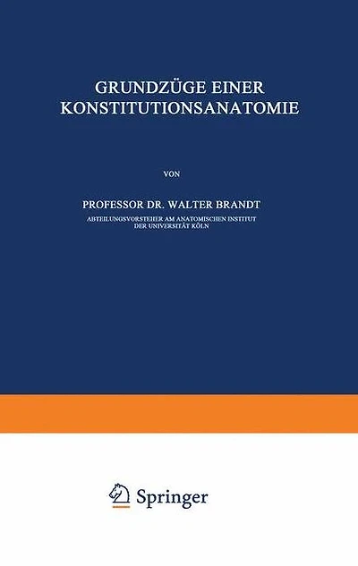 Grundzüge Einer Konstitutions Anatomie