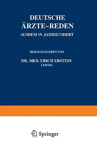 Deutsche Ärzte - Reden: Aus dem 19. Jahrhundert