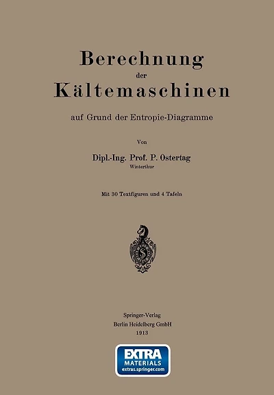 Berechnung der Kï¿½ltemaschinen auf Grund der Entropie-Diagramme