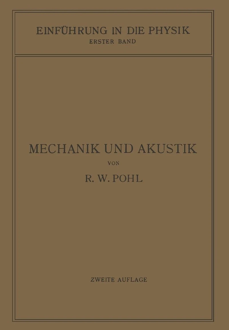 Einführung in die Mechanik und Akustik
