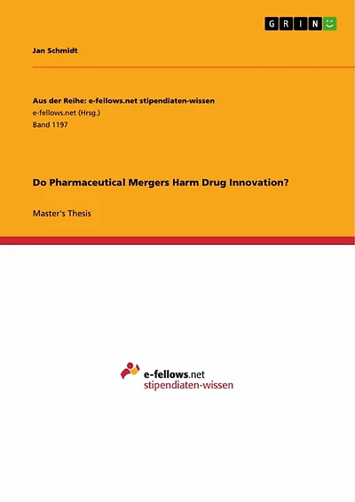 Do Pharmaceutical Mergers Harm Drug Innovation?