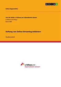 Haftung von Online-Streaming-Anbietern