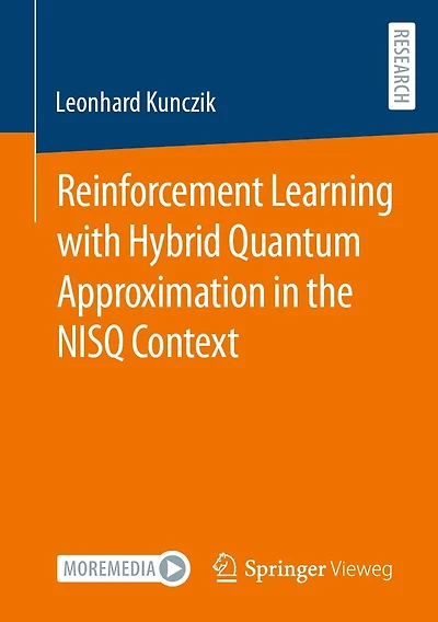 Reinforcement Learning with Hybrid Quantum Approximation the NISQ Context