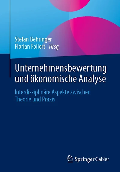 Unternehmensbewertung und ï¿½konomische Analyse: Interdisziplinï¿½re Aspekte zwischen Theorie und Praxis