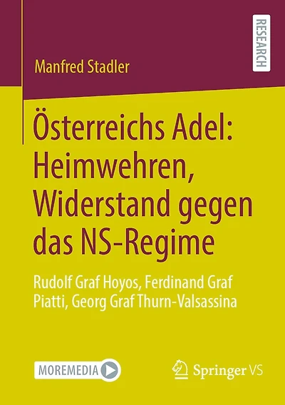 Österreichs Adel: Heimwehren, Widerstand gegen das NS-Regime: Rudolf Graf Hoyos, Ferdinand Piatti, Georg Thurn-Valsassina