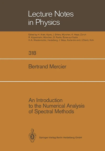 An Introduction to the Numerical Analysis of Spectral Methods