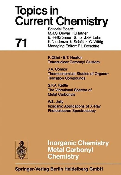 Inorganic Chemistry Metal Carbonyl Chemistry