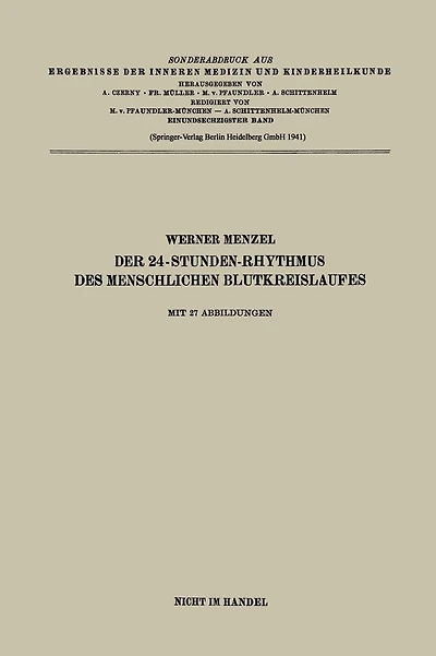 Der 24-Stunden-Rhythmus des menschlichen Blutkreislaufes