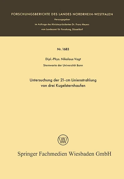Untersuchung der 21-cm Linienstrahlung von drei Kugelsternhaufen
