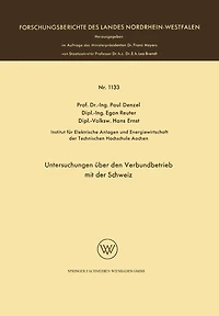 Untersuchungen über den Verbundbetrieb mit der Schweiz