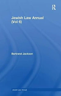 Jewish Law Annual (Vol 6)
