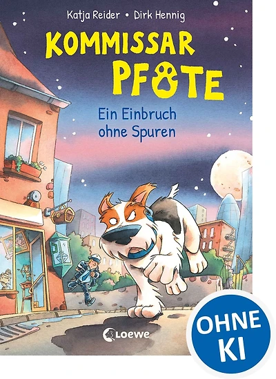 Kommissar Pfote (Band 6) - Ein Einbruch ohne Spuren: Begleite den beliebten Hunde-Held bei seiner Spurensuche - Lustiger Kinderkrimi zum Vorlesen und ersten Selberlesen ab 6 Jahren