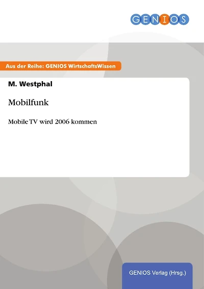 Mobilfunk: Mobile TV wird 2006 kommen