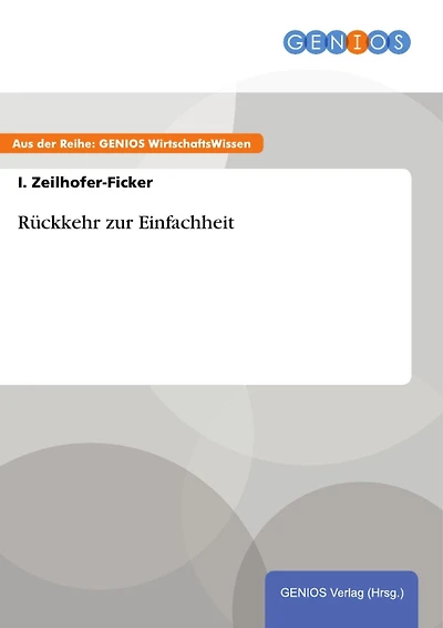 Rückkehr zur Einfachheit